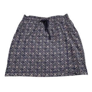 albots Lightweight Faux Wrap Geo Skort – Size P